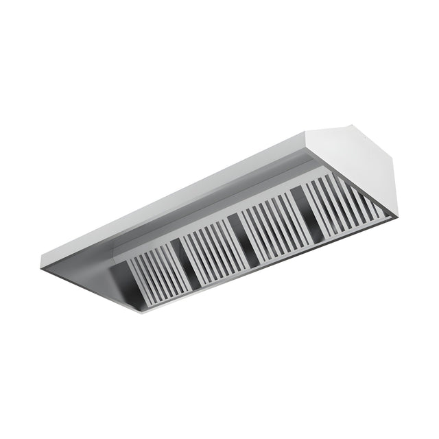 Dunstabzugshaube Wand, 6 Filter, nicht Box-Form, Edelstahl, 3500×700×500 mm – Produktbild