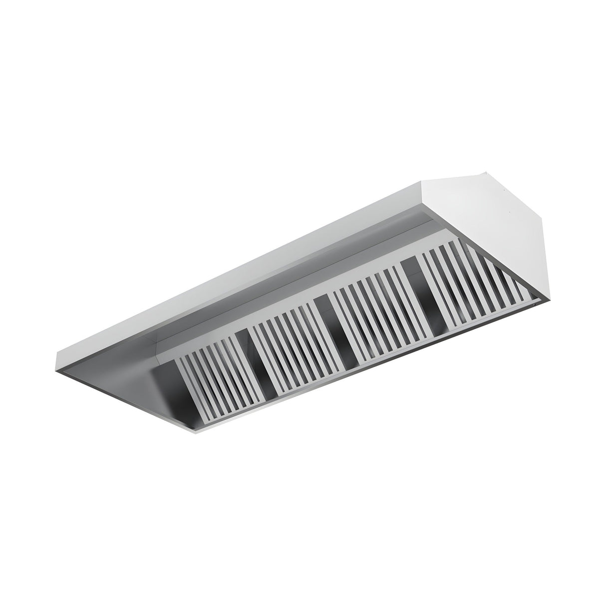 Dunstabzugshaube Wand, 8 Filter, nicht Box-Form, Edelstahl, 4500×900×500 mm – Produktbild