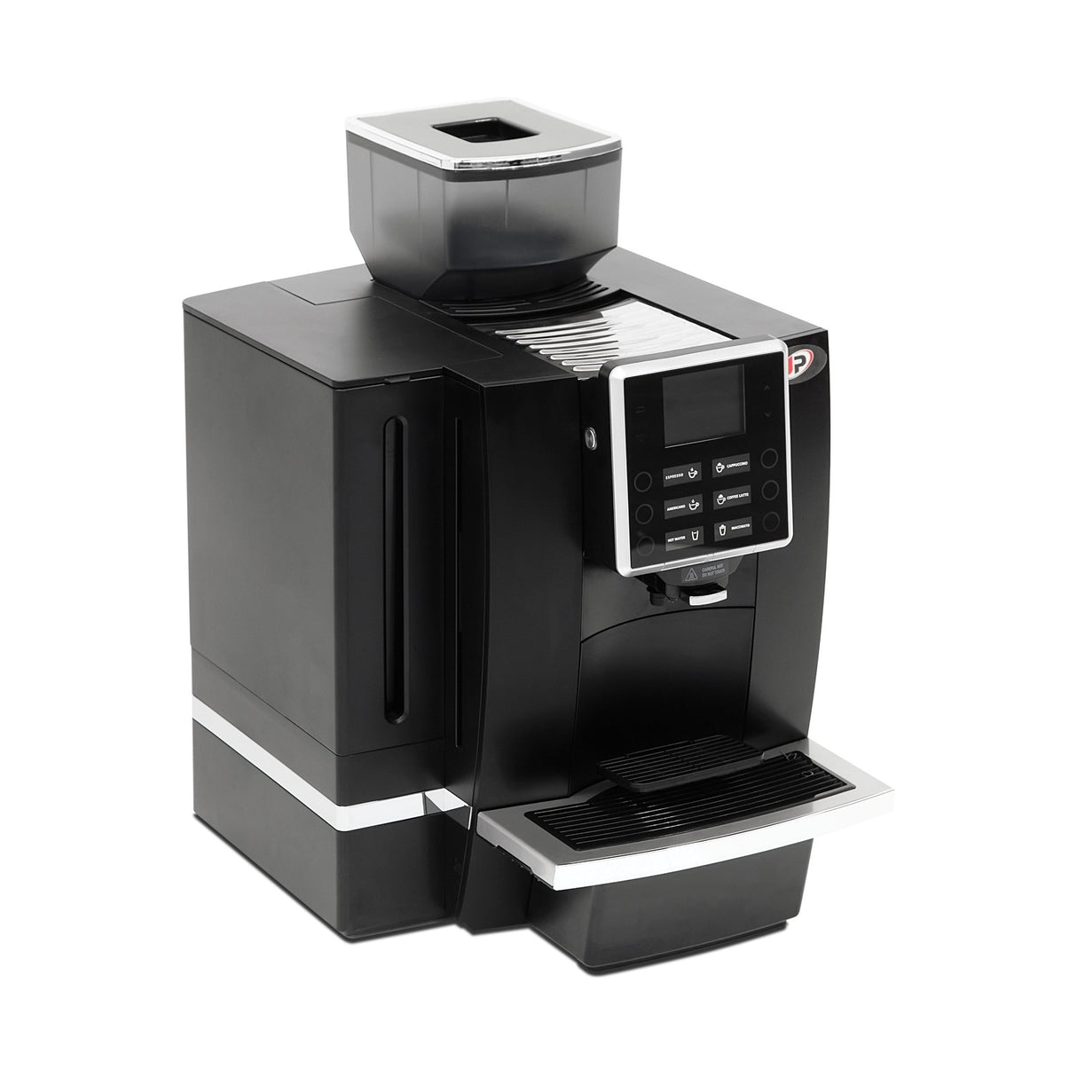 Kaffeevollautomat, Touch-Display, Espresso, Cappuccino und Latte, automatisches Wassernachfüllsystem, 1,4 kW, 450×302×625 mm – Produktbild