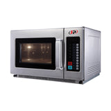 Mikrowelle gewerblich, 25 Liter, 1 kW, Touchscreen, Timer, Edelstahl, 511×421×285 mm – Produktbild