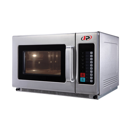 Mikrowelle gewerblich, 25 Liter, 1 kW, Touchscreen, Timer, Edelstahl, 511×421×285 mm – Produktbild