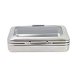 Bain-Marie rechteckig GN 1/1, Glasdeckel, Induktionsboden, 580×480×165 mm – Produktbild
