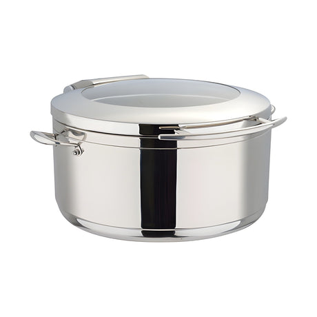 Suppenschüssel rund, 12 l, Induktionsboden, Glasdeckel, 410×490×265 mm – Produktbild