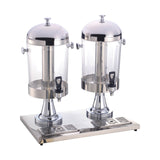 Saftspender, 2× 8 L, Getränkespender, kompakt, 580×360×590 mm – Produktbild