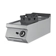 Gas-Wok, 1 Brenner, 18 kW, Gusseisenbrenner, Piezozündung, Edelstahl, 400×900×300 mm, Serie 900 – Produktbild