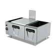 Gas-Backofen, 6,46 kW, 2x GN 2/1, Edelstahl-Garraum, 1200×790×550 mm, Serie 900 – Produktbild