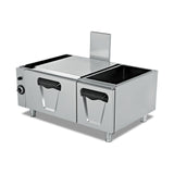Gas-Backofen, 6,46 kW, 2x GN 2/1, Edelstahl-Garraum, 1200×790×550 mm, Serie 900 – Produktbild