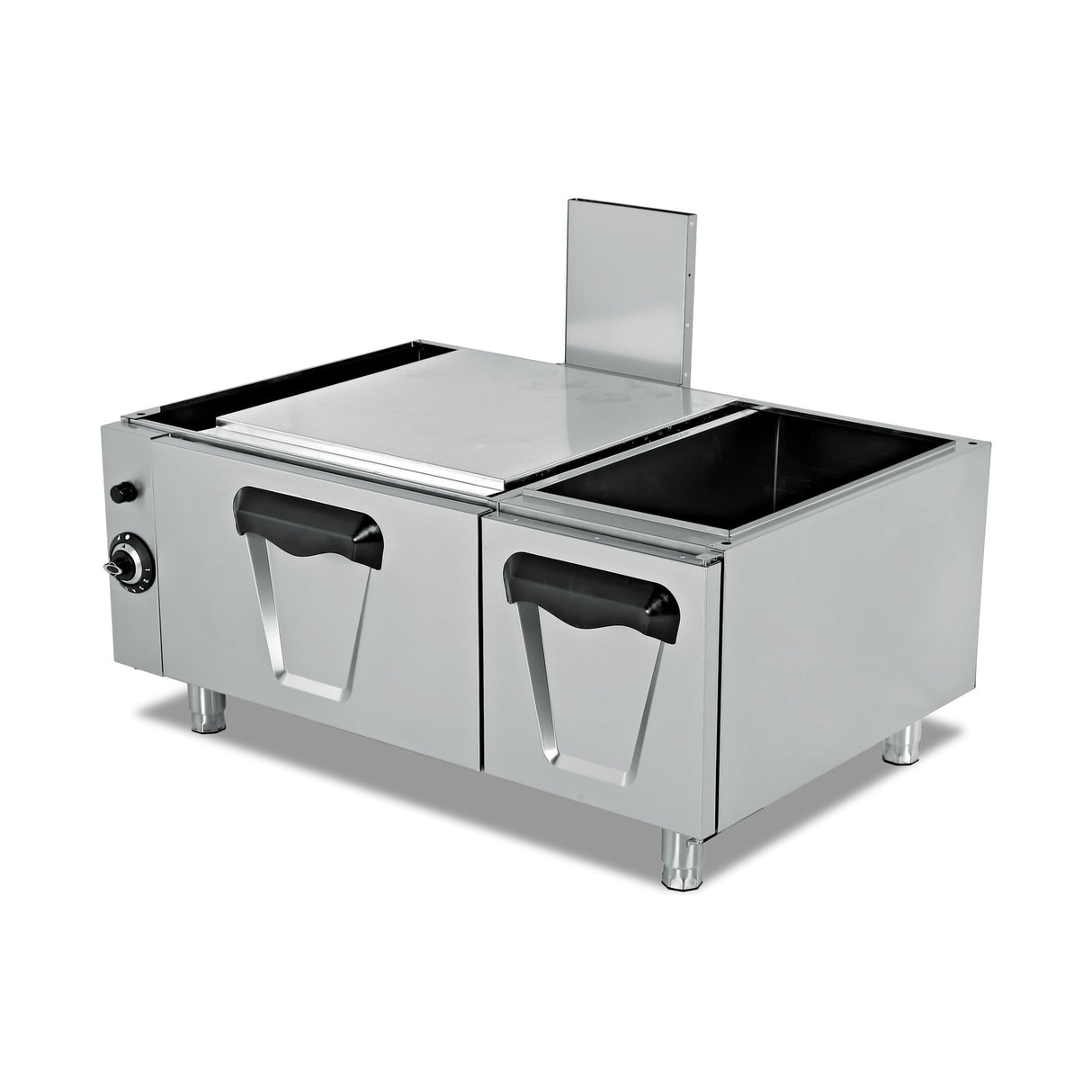 Elektro-Backofen, 9 kW, 2x GN 2/1, Edelstahl-Garraum, 400V, 1200×790×550 mm, Serie 900 – Produktbild