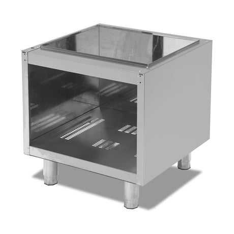 Unterschrank, ohne Tür, Edelstahl, hygienisch, 800×790×550 mm, Serie 900 – Produktbild
