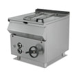 Elektro-Kippbratpfanne, 120 Liter, 12 kW, Handhebung, Thermostat, 400V, Edelstahl, 1200×900×850 mm, Serie 900 – Produktbild