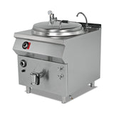 Gas-Kochkessel, indirekte Beheizung, 150 Liter, 16,1 kW, doppelwandig, Edelstahl, 800×900×850 mm, Serie 900 – Produktbild