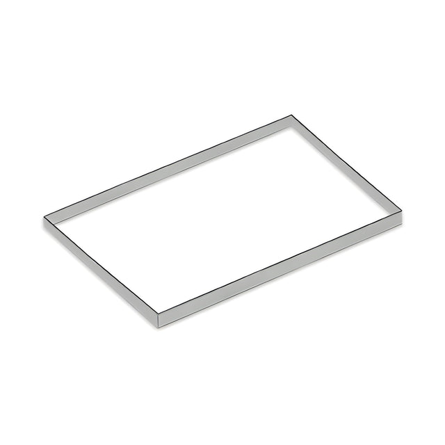 Edelstahlrahmen, robust, 4000×1370×550 mm, Serie 900 – Produktbild
