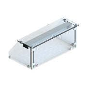 Buffetaufsatz Vollglas, Kaltservice, 4x GN 1/1, 1500×375×440 mm – Produktbild