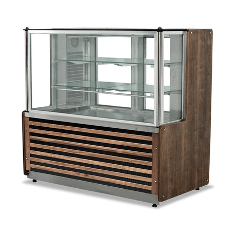 Fleischvitrine, 1,01 kW, Doppelverglasung, LED-Beleuchtung, 0/+8 °C, 1000×750×1350 mm, Edelstahl – Produktbild