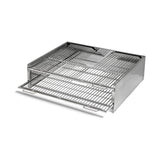 Holzkohle-Grillofen Top, Edelstahl, 20 kg/h, Grillfläche 560×524 mm, 715×630×251 mm – Produktbild