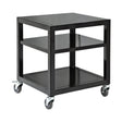 Ofen-Untergestell, Edelstahl, mit Aschelade, 730×730×790 mm – Produktbild