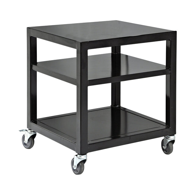 Ofen-Untergestell, Edelstahl, mit Aschelade, 730×730×790 mm – Produktbild