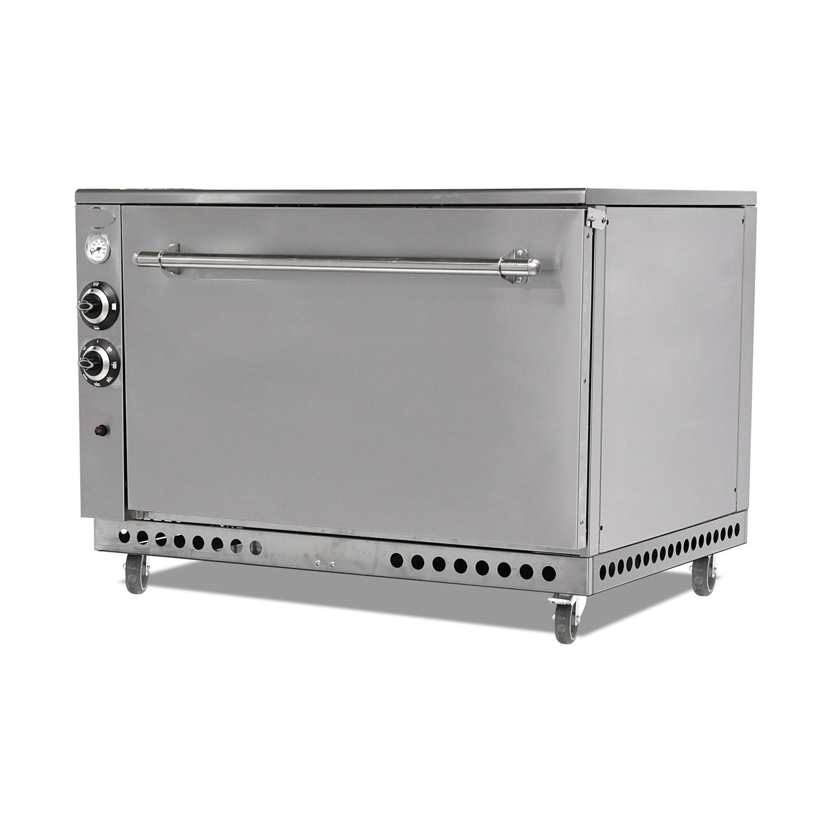 Lammbackofen Gas, einlagig, 16,5 kW, Edelstahl, 1210×973×850 mm – Produktbild
