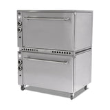 Lammbackofen Gas, doppellagig, 33 kW, Edelstahl, 1210×973×1585 mm – Produktbild