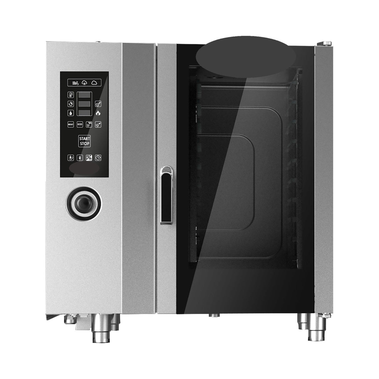 Kombidämpfer Elektro, 12x GN 2/1, ECO- & PLUS-Funktion, 27,5 kW, 1178×1064×1190 mm – Produktbild
