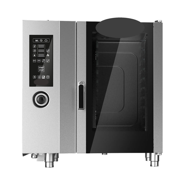 Kombidämpfer Elektro, 12x GN 2/1, ECO- & PLUS-Funktion, 27,5 kW, 1178×1064×1190 mm – Produktbild