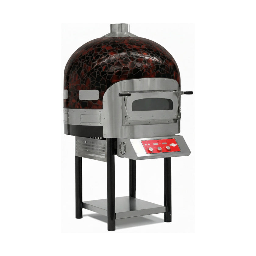 Elektro-Pizzaofen mit Drehboden – 6 Pizzen Ø 300 mm – 17 kW
