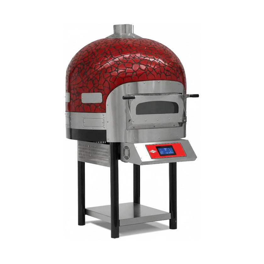 Forno pizza elettrico a platea rotante – 6 pizze Ø 300 mm – 17 kW – touchscreen da 7 pollici