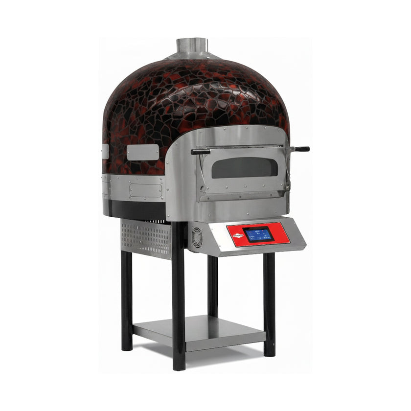 Forno pizza elettrico a platea rotante – 6 pizze Ø 300 mm – 17 kW – touchscreen da 7 pollici