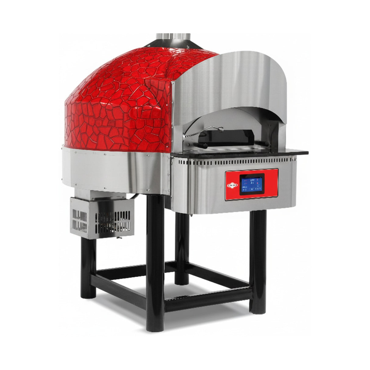 Forno pizza a gas a platea rotante – 6 pizze Ø 300 mm – 41,20 kW – touchscreen da 7 pollici