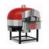 Gas-Pizzaofen mit Drehboden – 9 Pizzen Ø 300 mm – 48 kW – 7-Zoll-Touchscreen