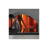 Gas and wood rotating-deck pizza oven – 6 pizzas Ø 300 mm – 41.20 kW