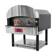 Pizzaofen Gas und Holz Drehboden Serie 700, Ø 300 mm 6 Pizzen, 41,2 kW, 75 Stk/h, 1650×1705×1970 mm – Produktbild