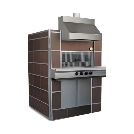 Pizzaofen Gas für türkische Pizza und Pitta, 22 kW, 1200×1200×1720 mm – Produktbild