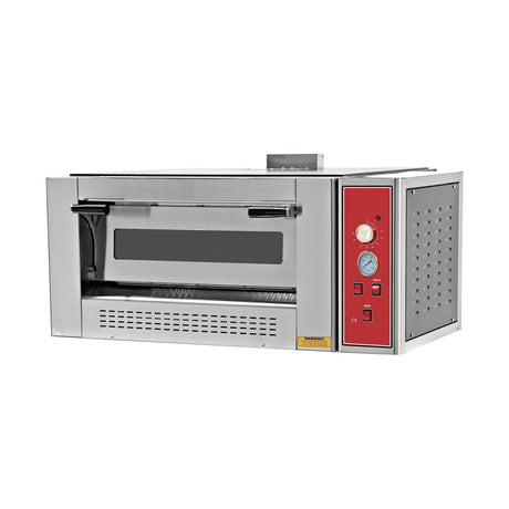Pizzaofen Gas einlagig, Ø 300 mm 4 Pizzen, 16,1 kW, 1100×950×520 mm – Produktbild