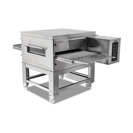 Pizzaofen Elektro Förderband, 13 kW, 400 V, 1965×1236×452 mm – Produktbild