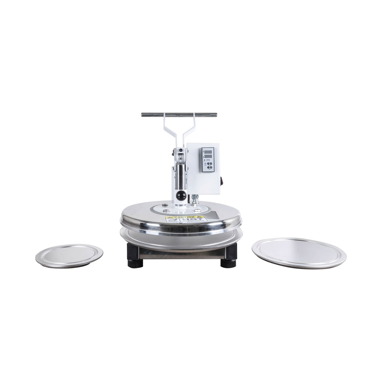 Presse à pâte chauffante, plateau 45 cm, épaisseur réglable 1–15 mm, max. 235 °C, 3300 W, 635×536×473 mm