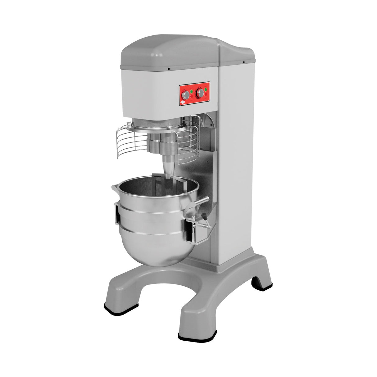 Batteur-mélangeur planétaire, 60 L, vitesse variable, relève-cuve, 2.2 kW, 400V, 790×1045×1625 mm