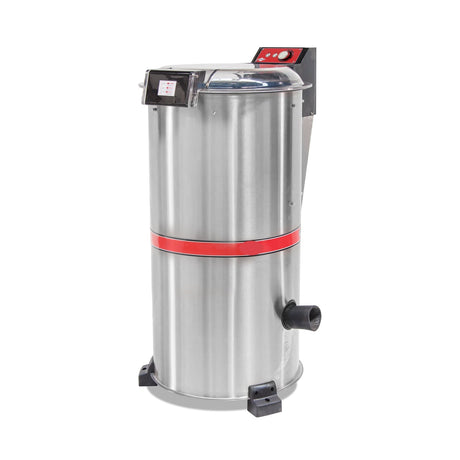 Gemüse- und Salattrockner, 40 Liter, 0,55 kW, Timer, Magnet-Sicherheitsschalter, Edelstahl, 590×780×1065 mm – Produktbild