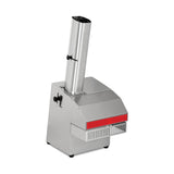 Baguette-Schneidemaschine, 8000 Scheiben/h, Scheibendicke 10-80 mm, 0,25 kW, Edelstahlgehäuse, 390×541×1003 mm – Produktbild