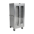 Tellertransportwagen neutral, 88 Teller Ø 18–32 cm, 230V, Edelstahl, 944×750×1770 mm – Produktbild