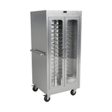 Tellertransportwagen neutral, 88 Teller Ø 18–32 cm, 230V, Edelstahl, 944×750×1770 mm – Produktbild