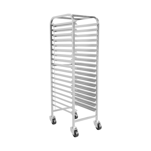 Tablettwagen, einreihig, für 18 Tabletts 40×60 cm und GN 1/1, 460×630×1710 mm – Produktbild