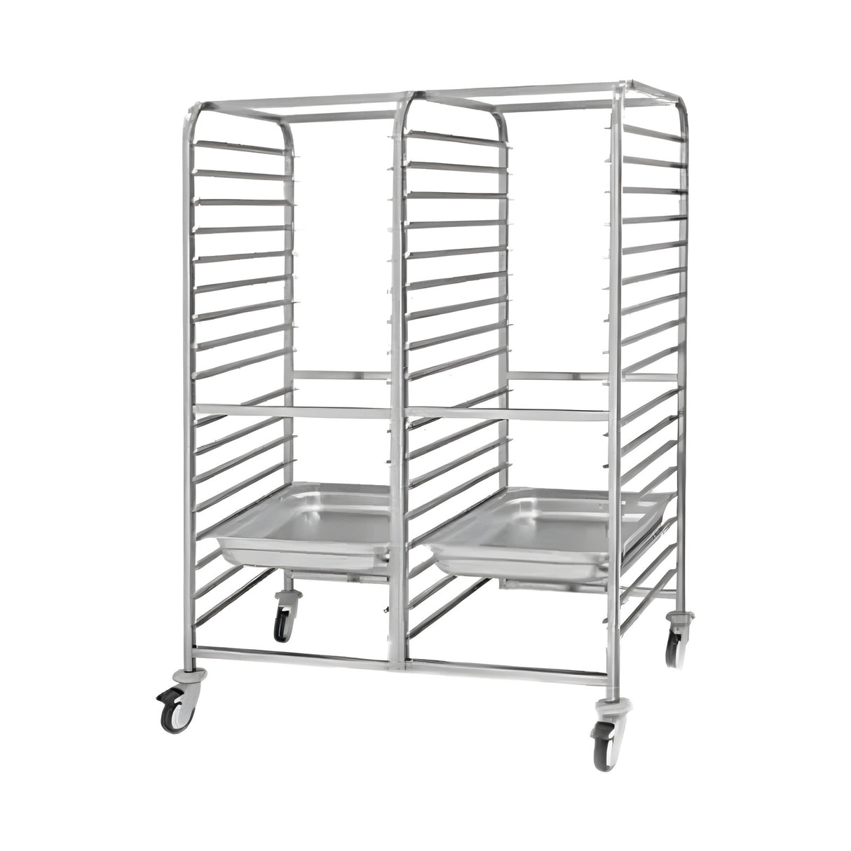 GN-Wagen, High Twin, für 34x GN 2/1, 34 Ebenen, 1150×680×1720 mm – Produktbild
