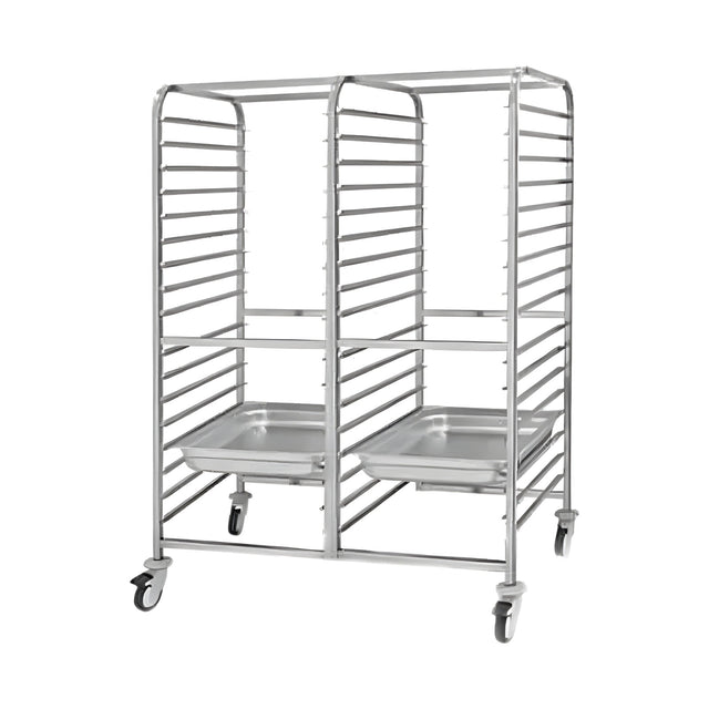 GN-Wagen, High Twin, für 34x GN 2/1, 34 Ebenen, 1150×680×1720 mm – Produktbild