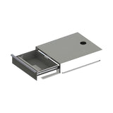 Kaffeeschublade, 2 kg Behälter, Mahlwerk Ø 60 mm, thermischer Motorschutz, Edelstahl AISI 304, 410×490 mm – Produktbild
