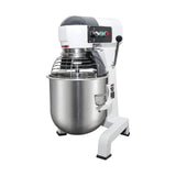 Planetenrührmaschine, 30 L, 1,5 kW, 3 Geschwindigkeiten, Schneebesen, Knethaken, Paddel, 553×450×740 mm – Produktbild