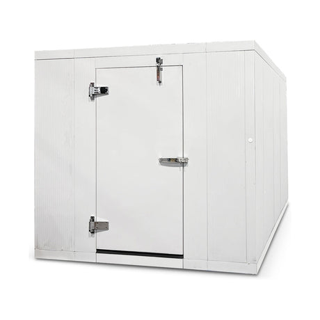 Kühlzelle Monoblock, 1200×1500×2200 mm, 2,6 m³, 100 mm PU, mit Aggregat (0/5 °C), 304 Edelstahl – Produktbild