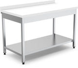 Work Table With Bottom-Intermediate Shelf - 1000x600x850 mm