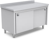 Table de travail armoire – pieds réglables – 2000×600×850 mm