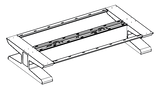 Auslegerlinie - 2800 x 1370 x 550 mm